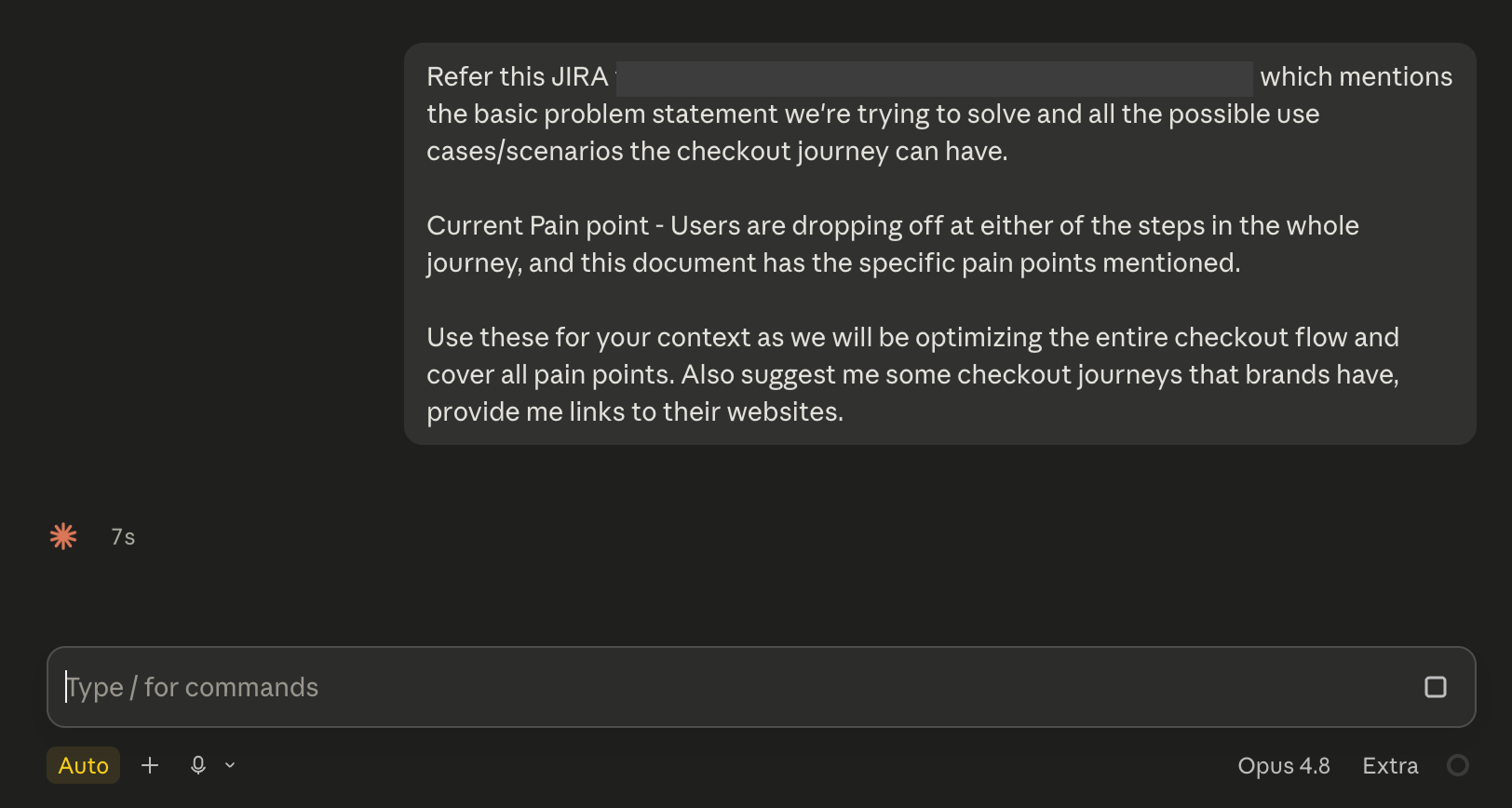 Uploading a JIRA ticket as supporting context in Claude Code
