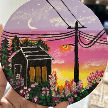 Canvas painting