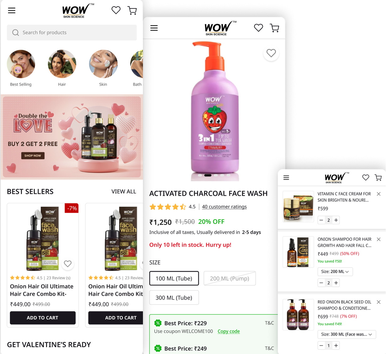 WOW Skin Science store preview